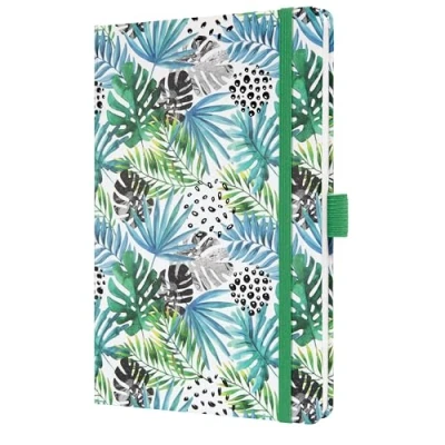 Afbeelding van Weekagenda Beauty A5 2025 (NL/FR/EN/DU) Green Jungle Hardcover
