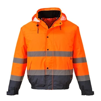 Afbeelding van Portwest Waarschuwingsjack voor piloten, tweekleurig, maat L, oranje/marineblauw, S266ONRL