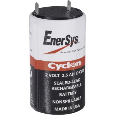 Afbeelding van EnerSys Hawker Cyclon x Loodaccu 2 V 5 Ah Loodvlies (AGM) (Ø h) 45 mm 82 Kabelschoen 6.35 Onderhoudsvrij, Wikkelcellenuitvoering, Cyclusbestendig,