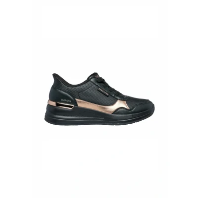Afbeelding van Skechers Sneakers laag, Dames, Maat: 36, Zwart Schoenen