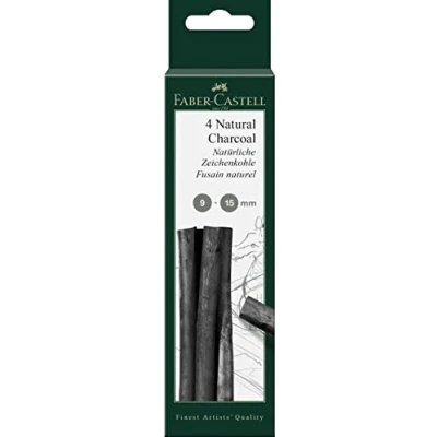 Image de Faber Castell 129498 Fusain naturel PITT 9 15mm blister (Lot de 4)