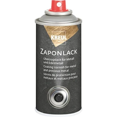 Afbeelding van KREUL 840150 Zapon lak spray 150 ml transparante beschermende voor glanzende metalen oppervlakken, aanslag, anti vervaging en corrosiebestendig