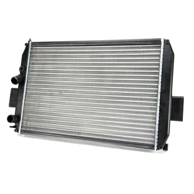 Afbeelding van THERMOTEC D7E005TT Radiateur Aluminium, Kunststof voor voertuigen zonder airco 433 625 34 Handgeschakeld Koelribben mechanisch gelast