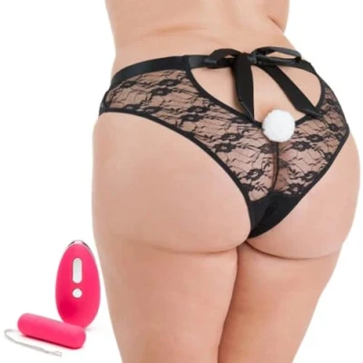 Afbeelding van Happy Rabbit Remote Control Knicker Vibe Plus Size