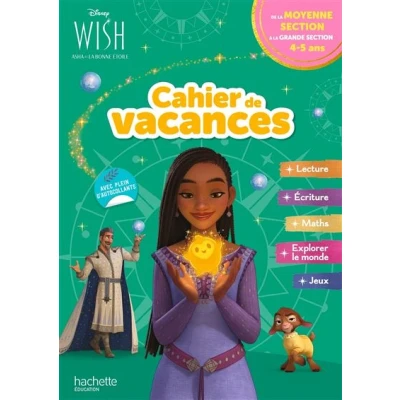 Image de Disney Wish de la Moyenne à Grande Section Cahier vacances 2025
