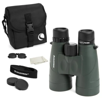 Image de Celestron Nature DX 71336 Jumelles 12 x 56 antibuée, Etanche vert