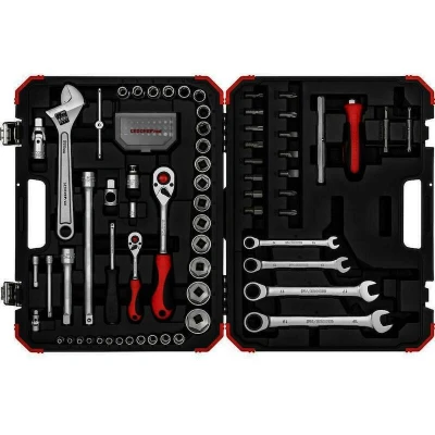 Image de GEDORE RED R46003097 jeu de clés 1/4&quot; + 1/2&quot; en coffret 97 pièces 3300186