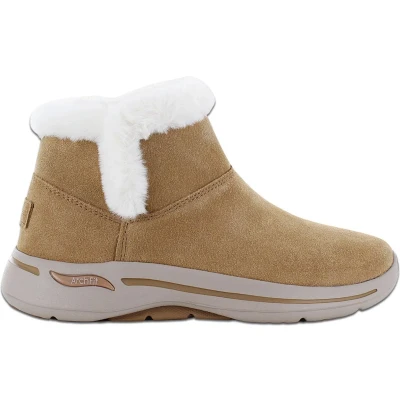 Afbeelding van Skechers Go Walk Arch Fit bruin winterlaarzen dames (144400 CSNT)