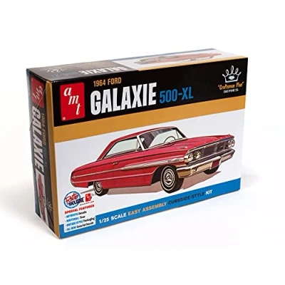 Afbeelding van 1:25 AMT 1261 1964 Ford Galaxie Craftsman Plus Series Car Plastic Modelbouwpakket