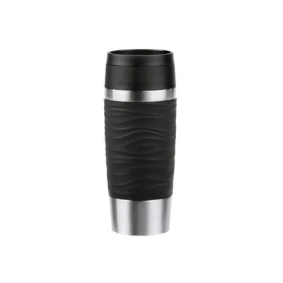 Afbeelding van Isoleerbeker 0,36L RVS/blauw waves, Travel Mug Waves