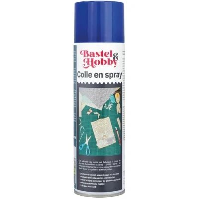 Afbeelding van Everglue transparante spuitlijm met variabel spuitventiel (400 ml spray), name voor knutselen hout, papier, karton en schuim, knutselwerk