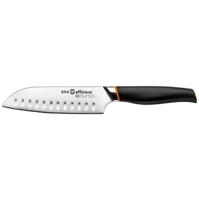 Afbeelding van Santoku mes BRA A198003 Zwart Grijs Roestvrij staal