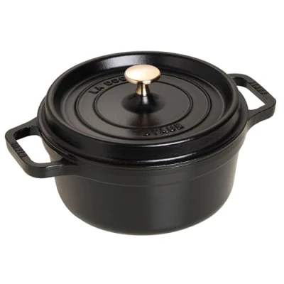 Image de Staub Cocotte ronde 22 cm noir 2.6L