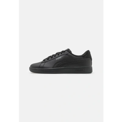 Afbeelding van Puma Smash 3.0 L JR Sneakers laag voor kinderen, Maat: 37.5, Black/shadow gray Leer