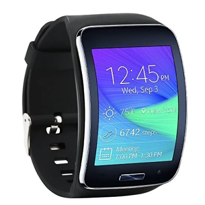 Afbeelding van Fit power Vervangende polsband met veiligheidsgesp voor Samsung Galaxy Gear S R750, 4D verpakking