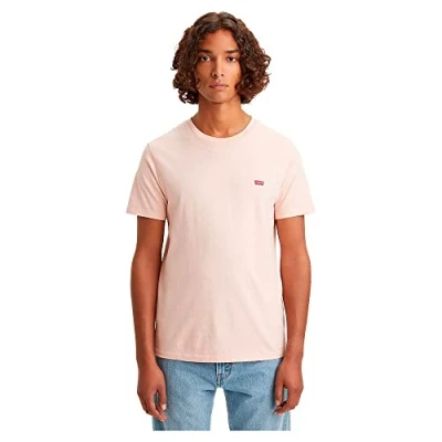 Image de Levi&#039;s Homme T Shirt Ss Original Housemark Tee, Peachskin, XS