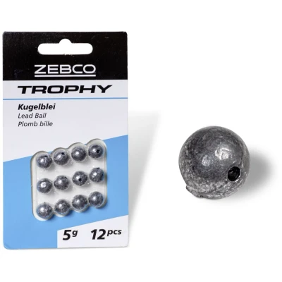 Image de 1g Zebco Trophy Lead Ball 12pcs Plombs inline