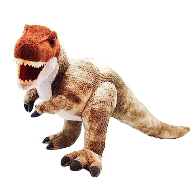 Afbeelding van Wild Republic pluche dinosaurus T rex knuffel 38 cm Dino dieren knuffels Speelgoed