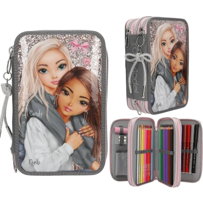 Afbeelding van Depesche TOPModel 3 vaks etui MY BFF