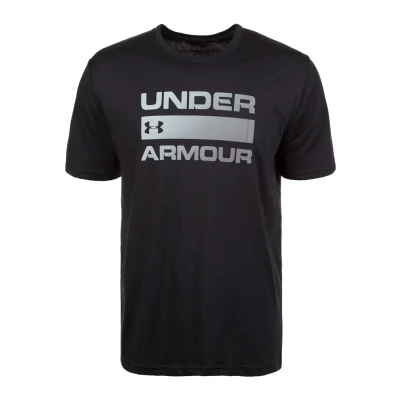 Afbeelding van Under Armour TEAM Issue Wordmark Sport Tshirt, Heren, Maat: Small, Black