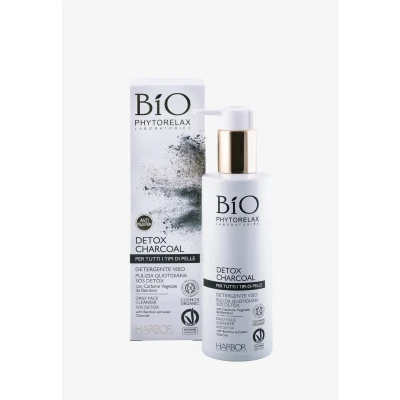 Afbeelding van Phytorelax Detox Charcoal Vegan &amp; Organic Daily FACE Cleanser SOS Gezichtsreiniger, Maat: 200 ml,
