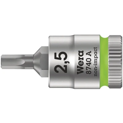 Afbeelding van Wera 05003331001 8740 A Zyklop Dopbit Inbus 2,5 x 28mm 1/4&quot;
