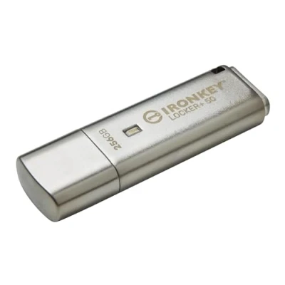 Afbeelding van Kingston Technology IronKey Locker+ 50 USB flash drive Type A 3.2 Gen 1 (3.1 1) Zilver