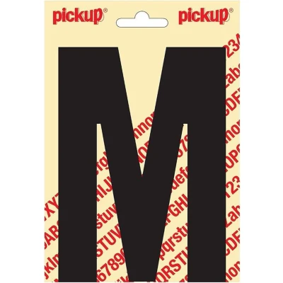 Afbeelding van Plakletter Nobel Sticker letter M Pickup