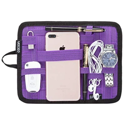 Image de Cocoon GRID IT! CPG7 S Insert sac pour tablette/téléphone portable/lecteur tissé caoutchouté violet