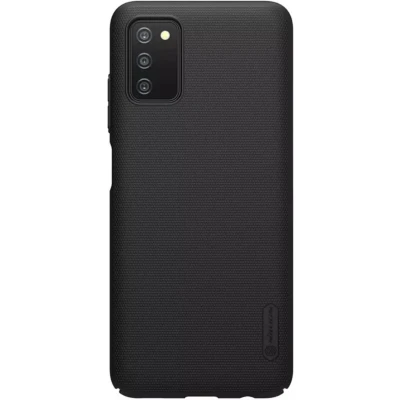Afbeelding van Nillkin Telefoonhoesje geschikt voor Samsung Galaxy A03s Super Frosted Shield Back Cover Zwart