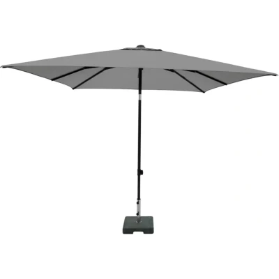 Afbeelding van Stokparasol corsica push up 200x250cm polyester grey grade 6 zonwering Madison