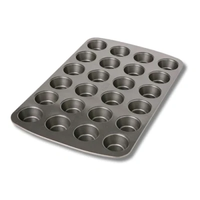 Afbeelding van Birkmann Easy Baking 881112 bakvorm voor 24 mini muffins, metaal, grijs