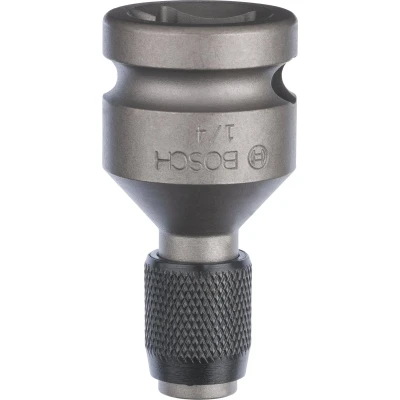 Afbeelding van Bosch Accessories Power Tools 2608551110 Dopsleuteladapter Aandrijving 1/2 (12.5 mm) Uitvoering 1/4 (6.3 50 mm 1 stuk(s)