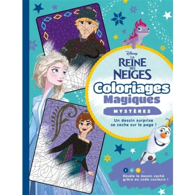 Image de LA REINE DES NEIGES Coloriages Magiques Mystères Disney