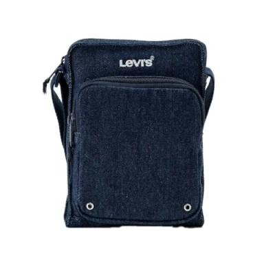 Afbeelding van Levi&#039;s heren Crossbodytas van denim met logo