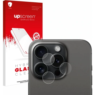 Afbeelding van upscreen Screenprotector voor Apple iPhone 15 Pro (ALLEEN Camera Lens) Folie Beschermfolie Beschermglas transparant