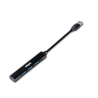 Afbeelding van 4 Port USB Hub Nilox NXHUB401 Black