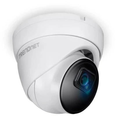 Image de TRENDnet TV IP1515PI Caméra de surveillance réseau tourelle extérieur, intérieur résistant aux intempéries couleur (Jour et nuit) 5 MP 2592 x 1920 Focale fixe audio câblé LAN 10/100 MJPEG, H.264, H.265 CC 12 V / PoE Con