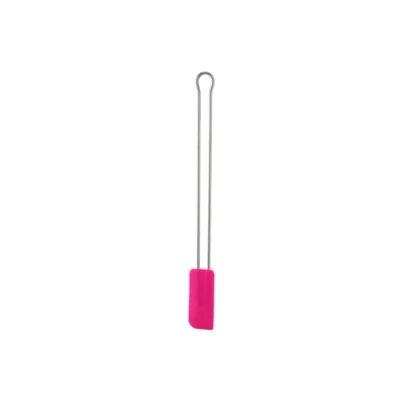 Afbeelding van Rösle Spatel Pink Ribbon Slim Charity 26 Cm Rvs Roze/zilver