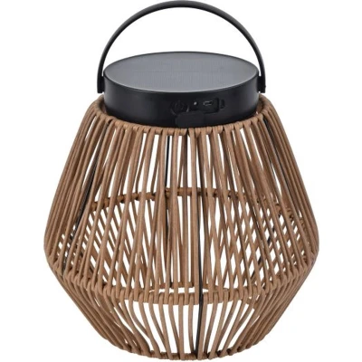 Afbeelding van LUTEC Coppa draagbare solar lamp voor buiten LED Zwart