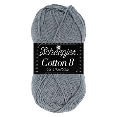 Afbeelding van Scheepjes Cotton 8 50g 710 Grijs