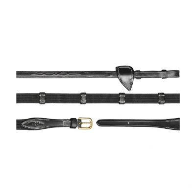 Image de Dyon Rênes 5/8 Noir Full