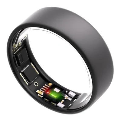 Afbeelding van Ultrahuman Ring Air Matt Grey Ringmaat 7 Smart Slaap Tracking Hartslag &amp; Temperatuur Monitoring, Volg Slaap, Beweging Herstel