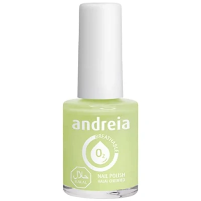 Image de Andreia Halal Vernis à Ongles Respirant Perméable l&#039;Eau Couleur B4 Vert Nuances de Bleu 10ml