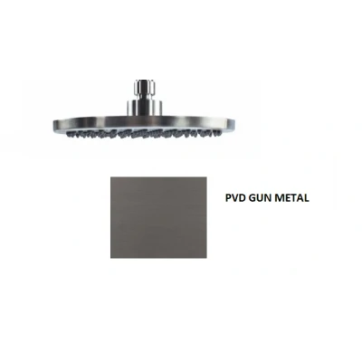 Afbeelding van Waterevolution Flow hoofddouche 200mm PVD Gun Metal T1643GME