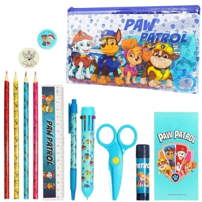 Afbeelding van Paw Patrol Pennenetui voor kinderen, inclusief schrijfwaren, schoolbenodigdheden, cadeaus kinderen