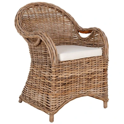 Afbeelding van house nordic tuinstoel larisa grijs set van 2