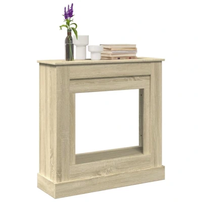 Afbeelding van vidaXL Haardombouw 90x30x90 cm bewerkt hout sonoma eikenkleurig