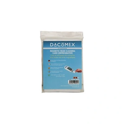 Afbeelding van DACOMEX Preimpregnated cleaning cards Reinigingskaarten voor de kop van magnetische kaartlezer