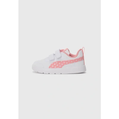 Afbeelding van Courtflex V3 Dotty sneakers voor Dames, Roze/Wit/Zilver, Maat 27 PUMA